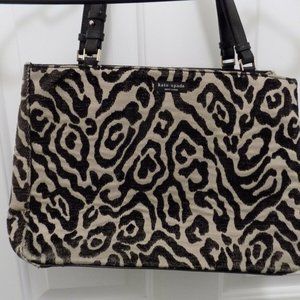KATE SPADE - Leopard Print - Black & Bone Color